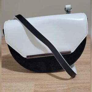 Ted Baker Leather Half Moon Crossbody + Belt Bag